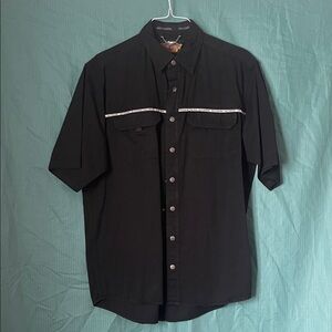 Harley Davidson Men's Black Western style Shirt
